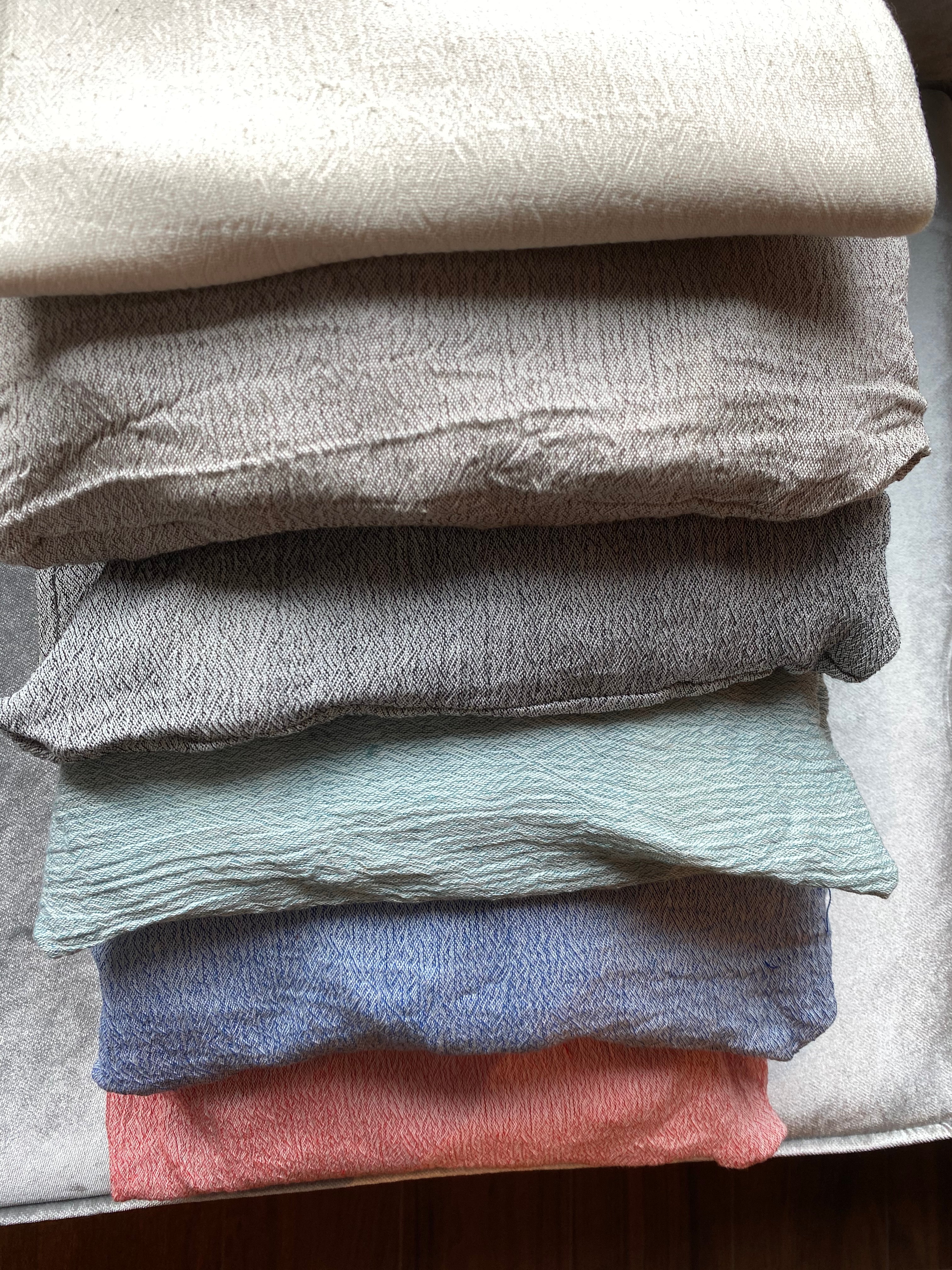 100% Cotton Sile Cloth 7 Pieces Fringed Duvet Cover Set